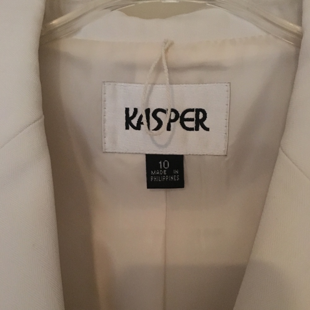 Off White Color Pantsuit size 10 - Picture 2 of 6